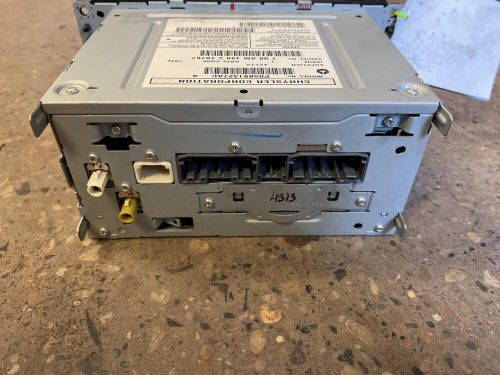 2013 chrysler town &amp; country stereo receiver id 05091327ac