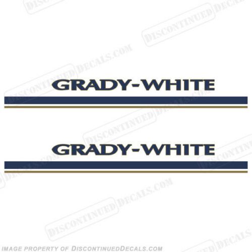 Fits grady white boat decals and stripes - 41.5&#034; long text / 50&#034; of striping