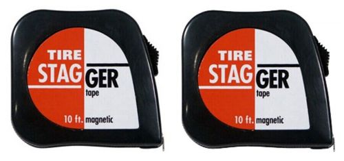 Race car 10&#039; tire stagger tape measure - 2 pack  tire stagger tire tape