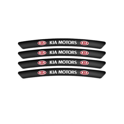 4 piece for kia wheel sticker modified wheel eyebrow tire car labeling