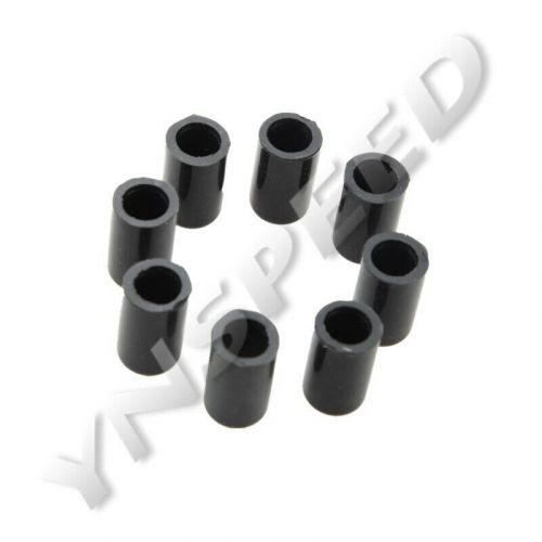 8pcs 10mm 3/8&#034; black silicone blanking cap intake hose end bung plug silicon cap