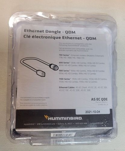 Humminbird as ec qde ethernet adapter cable