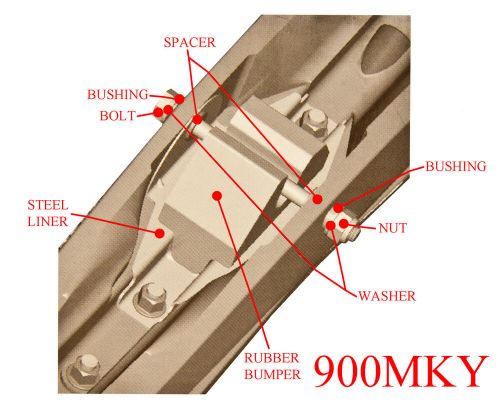 Exo-s touring skis, mount kit &amp; 4&#034; carbides for yamaha many 1997-2017 see list