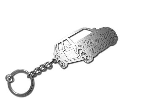 Stainless steel keychain 3d car body  key ring fit mini clubman ii
