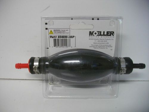 Moeller marine 034690-10lp 5/16&#034; fuel gas primer bulb outboard boat