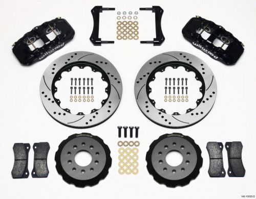 Wilwood aero6 front hat kit 14.00 drilled for 2005-2014 mustang