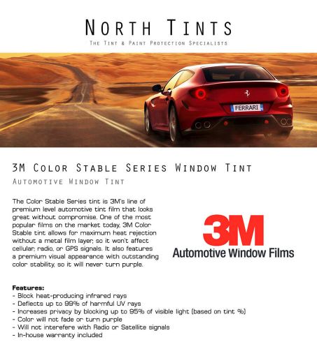 3m color stable precut window tint glass film for tesla model 3 2024