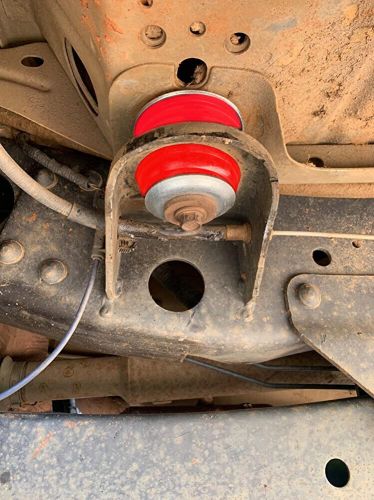 Red body cab mount bushing kit fit for ford f250 f350 super duty 2/4wd 2008-2016