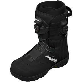 New hmk team focus boa winter snowmobile boots, black, us-11