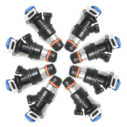 8pcs/set new fuel injectors accessories for chevy silverado 5.3l/6.0l 25317628