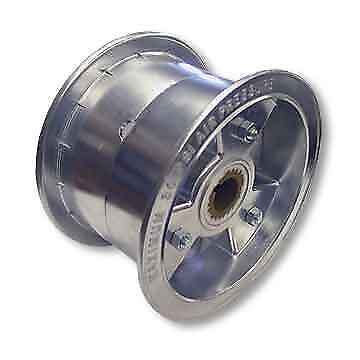 6&#034; azusa tri-star wheel, 4&#034; wide with steel insert, 1&#034; to 3/4&#034; step for live