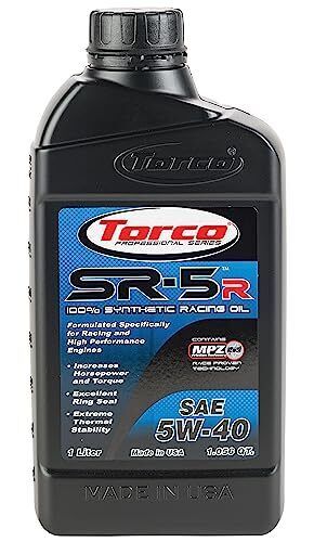 Torco racing oils     torco a150540ce sr 5 5w 40 synthetic oil   1 liter bottle