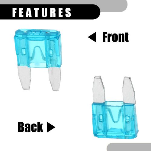 Universal piece of 100 mini 15amp apm/atm car blade style fuses short circuit