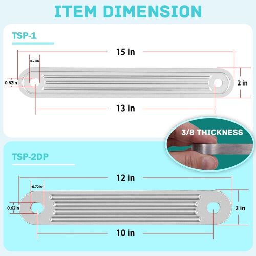 Tsp-1 tsp-2dp transom support plate kit for top support &amp; lower support bolt