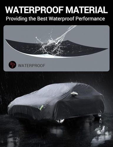 Basenor 2024 newest tesla model 3 car cover all-weather waterproof uv protection