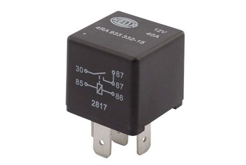 Hella 4ra 933 332-151 relay, main current - 12v - 5-pin connector - normally ope