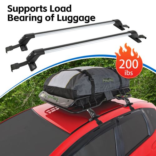 42&#034;car roof rack cross bar luggage bicycle carrier for hyundai elantra 1996-2019