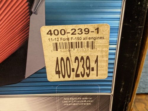 11-14 f150 (3.5l eco, 3.7l, 5.0l, 6.2l raptor), airaid cold air intake 400-239-1