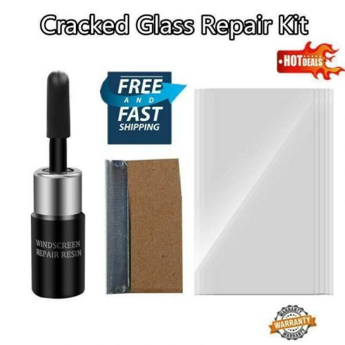 2-pack auto glass nano repair fluid car windshield resin crack tool kit crack