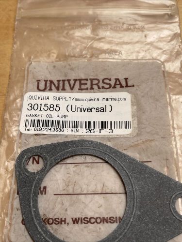 Universal marine power oil pump gusket p/n 301585.