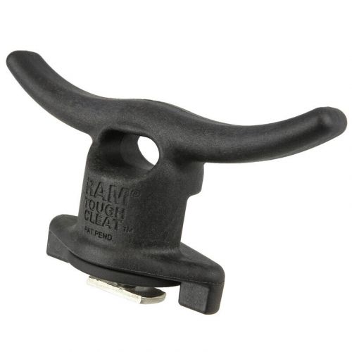 Ram mount tough-cleat anchor tie-off with track adapter rap-432u