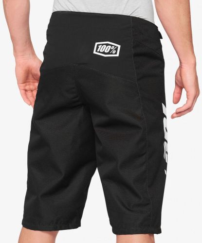 100% r-core mens mtb mountain bike shorts black