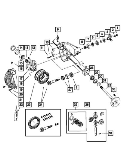 Genuine mopar nut mounting 68036464aa