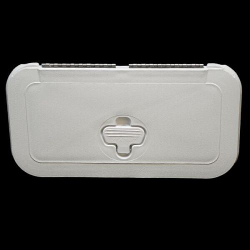 Innovative boat hatch utility box 529-045 | 8 x 14 inch polar white