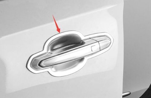 For cadillac xts 2013-19 chrome steel exterior side door bowl molding cover trim