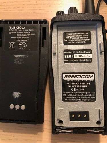 Sampson/speedcom two-way racing radio system - 2 radios, 2 chargers, &amp; headset