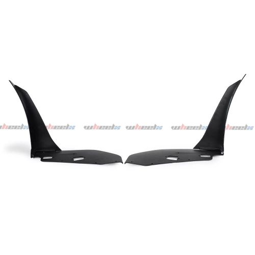 Front bumper corner spoiler winglet splitters gt500 style for ford mustang 15-23