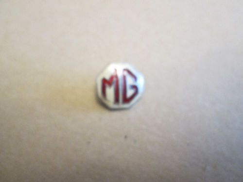 Mg octagon lapel badge - tiny - by firmin and has some age. metal &amp; enamel (c3)