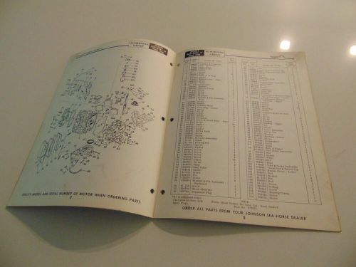 1957 johnson outboard rde-19 rdel-19 rde-19m rdel-19m 35 hp parts catalog manual