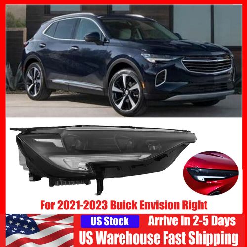 For 2021-2023 buick envision rh w/intelligent high beam headlight assembly led