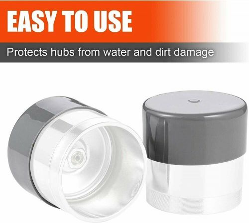 2pcs rubber cap dust covers for replacement of bearing buddy protect hubs newt4