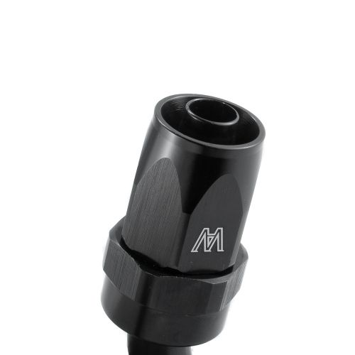 8an 45 degree hose end / oil fuel / reusable / swivel 8 an fitting -8 black