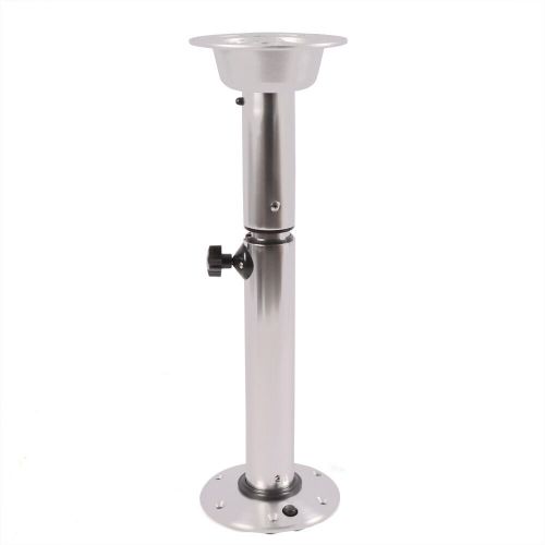 Adjustable table pedestal stand 22-28&#034; aluminum for marine boat caravan motorhom