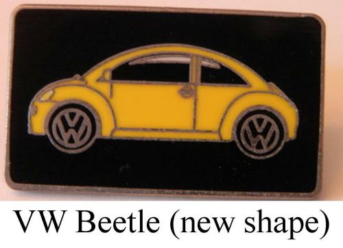 Vw beetle new shape lapel pin with clasp - 2.7 cm x 1.70 cm see description (1)