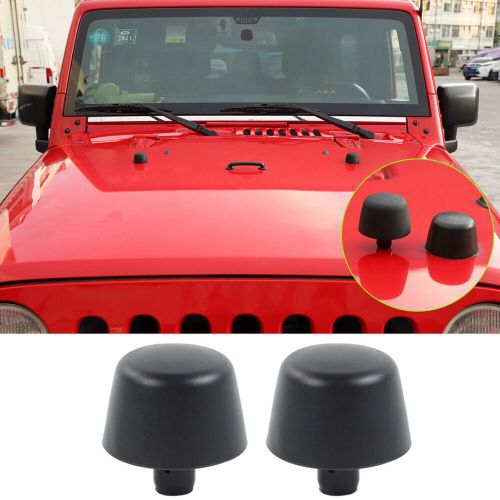 New black rubber bumper cushion hood stopper for jeep wrangler jk 2007-2018