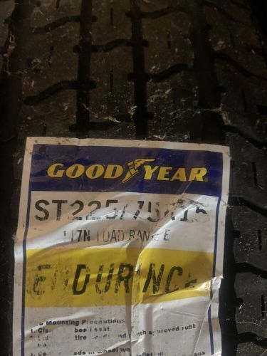 3 goodyear st 225  75 r15 trailer tires load range e