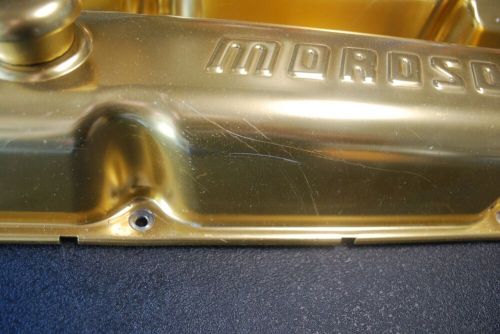 Big block mopar gold moroso valve covers 361 383 400 413 426 440 speed parts