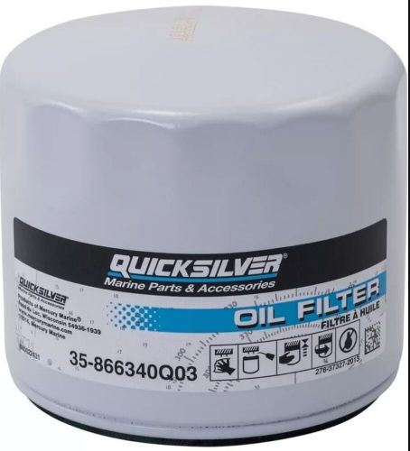 Mercury quicksilver 866340q03 sterndrive and inboard oil filter