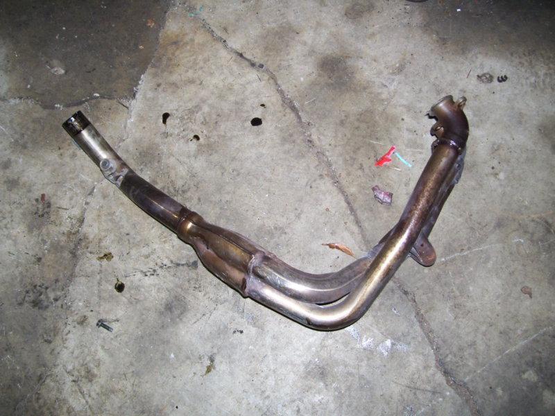 00 triumph sprint 955i st exhaust pipe manifold header