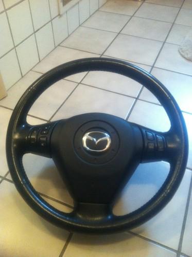 04 05 06 07 08 mazda rx8 steering wheel& air bag w/ audio & cruise oem -no rsrv!