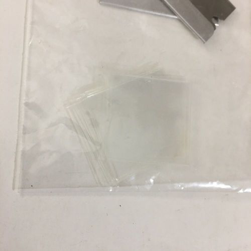 Curing film tabs pkg of 25 windshield plus 2 blades.