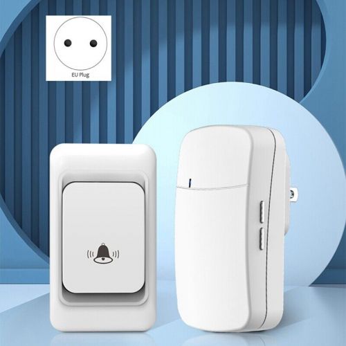 Outdoor doorbell, wireless doorbell kit, eu plug k5e24466-