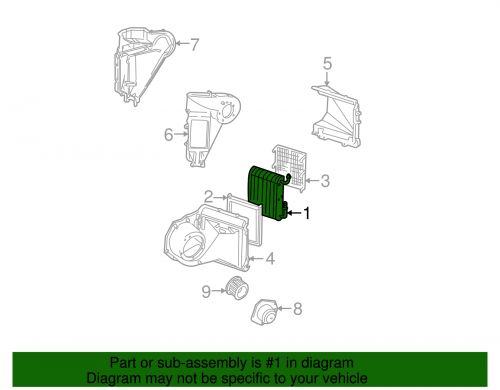 Genuine gm evaporator core 52478863