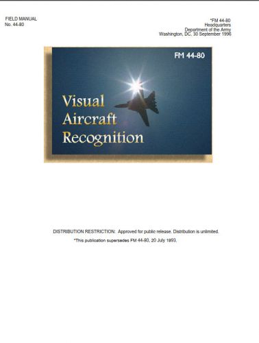 Fm 44-80 visual aircraft recognition