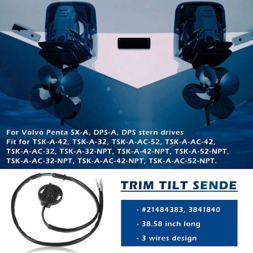 For volvo penta trim sender sensor sending unit sx-a dps-a dpsb 21484383 3841840