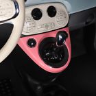 Abs pink interior gear shift lever frame trim cover for fiat 500 2011-2025-